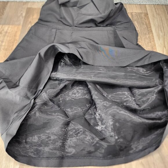 TAYLOR Women's Size 14 Black Sleeveless Bow Back Fit & Flare Dress Zip Closure - Picture 11 of 13